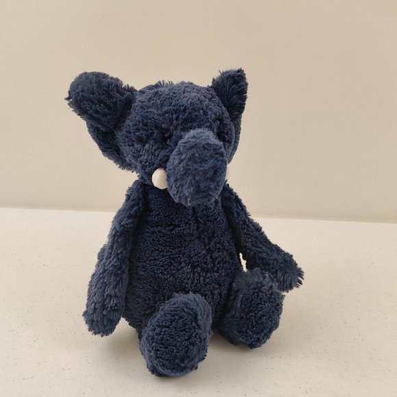 Jellycat Other - Jellycat Plush Bashful Blue Elephant 12” Stuffed Animal Plush Toy